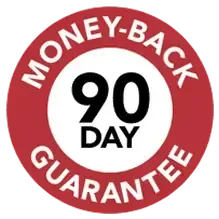 PestVault 90 day money back guarantee badge